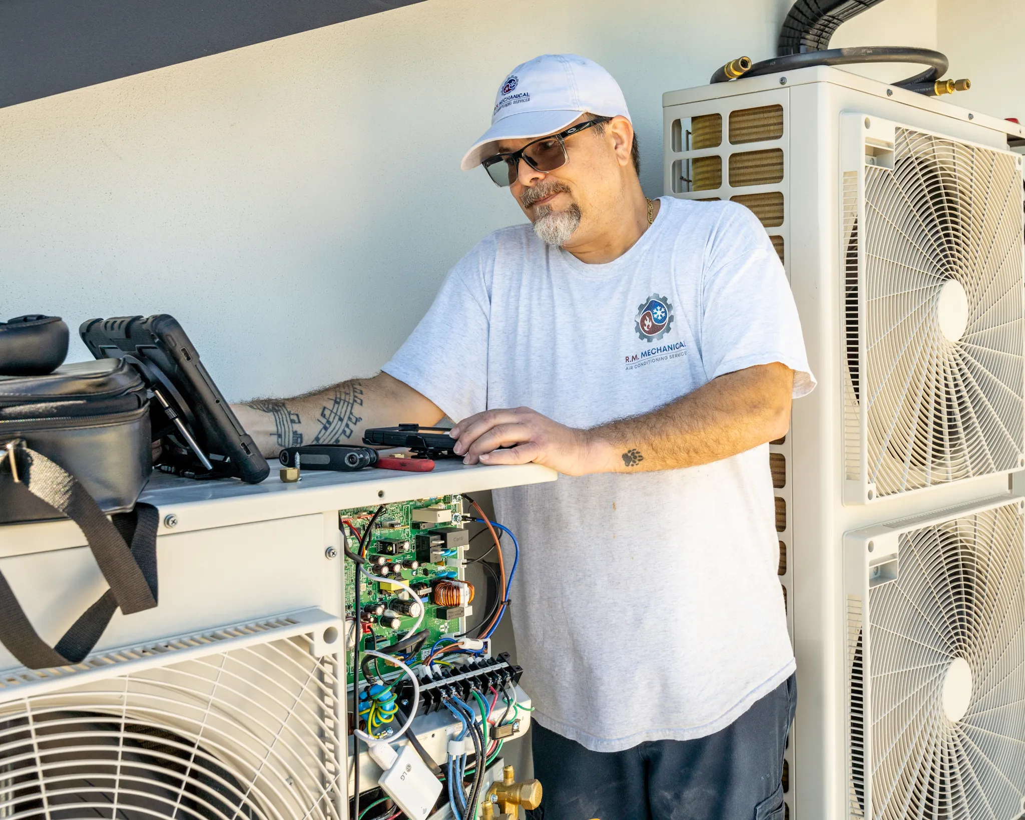 R.M. Mechanical HVAC service vehicle